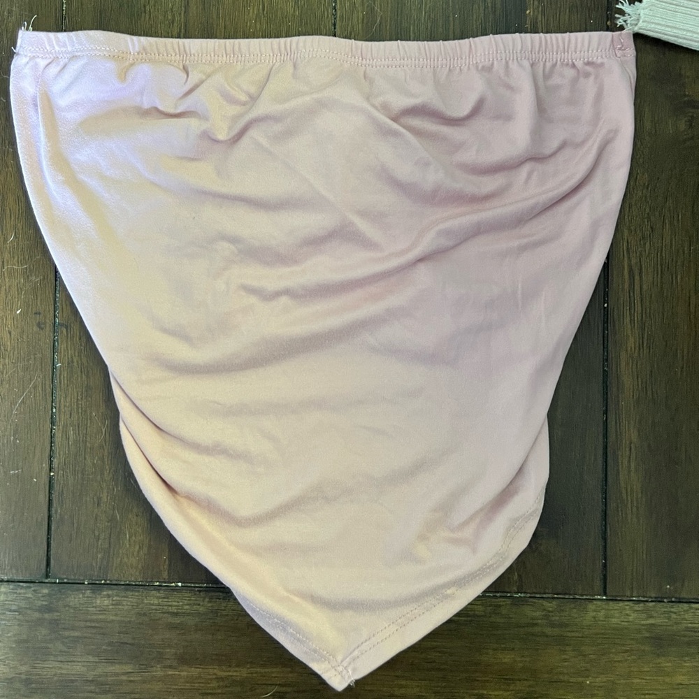 Crop strapless top